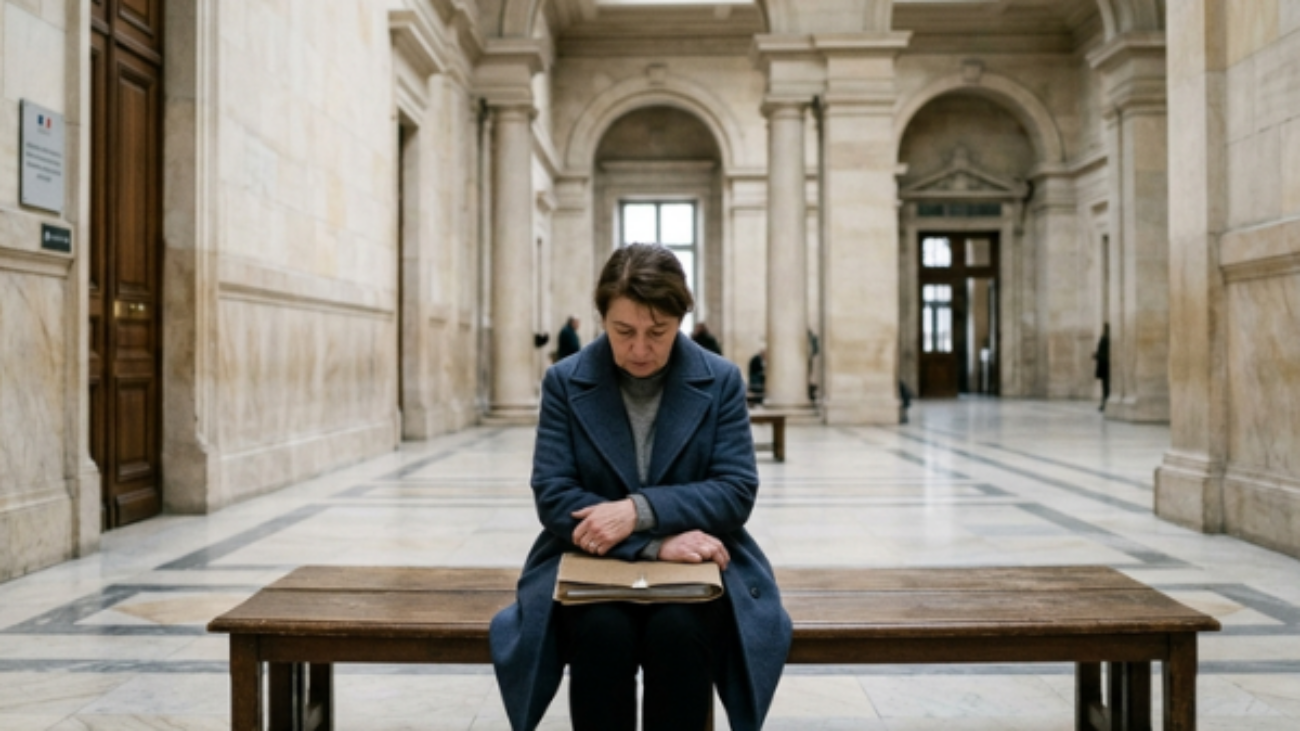 femme au tribunal